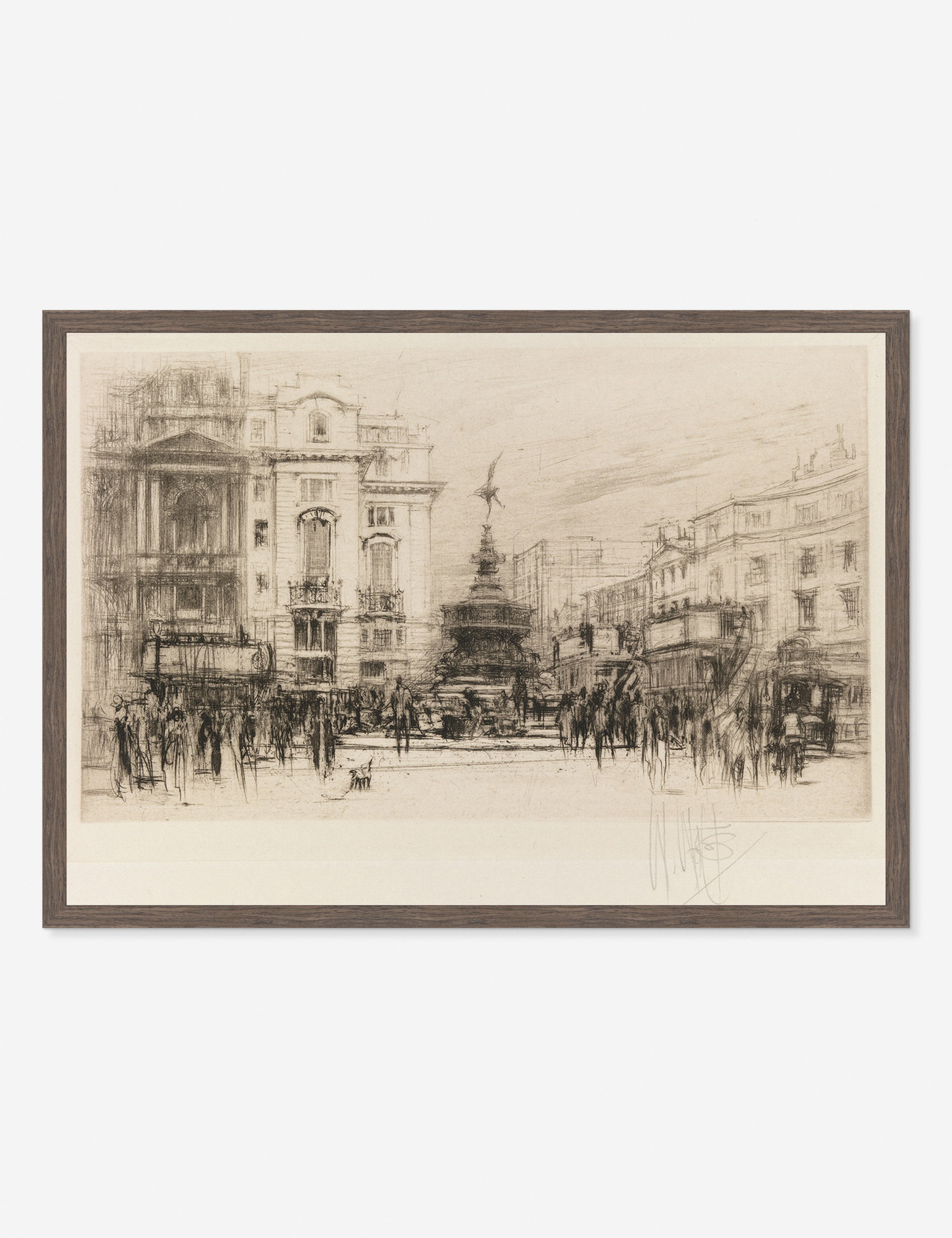Lulu and Georgia Piccadilly Circus (with Criterion Theatre) Print by William Walcot - view 2