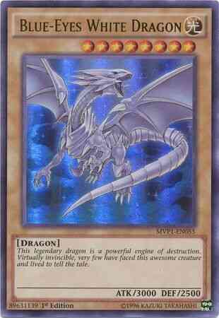 Yu-Gi-Oh! Blue-Eyes White Dragon - MVP1-EN055 - Ultra Rare - Unlimited