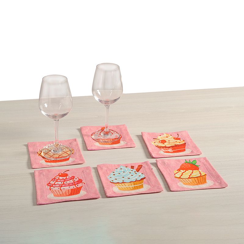 Swayam India Dessert Bell Coaster Set- 7461
