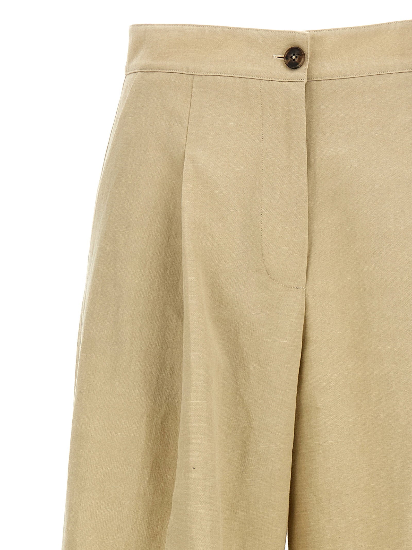 Yves Salomon Linen Trousers – 58% co, 30% li, 12% pa - view 3