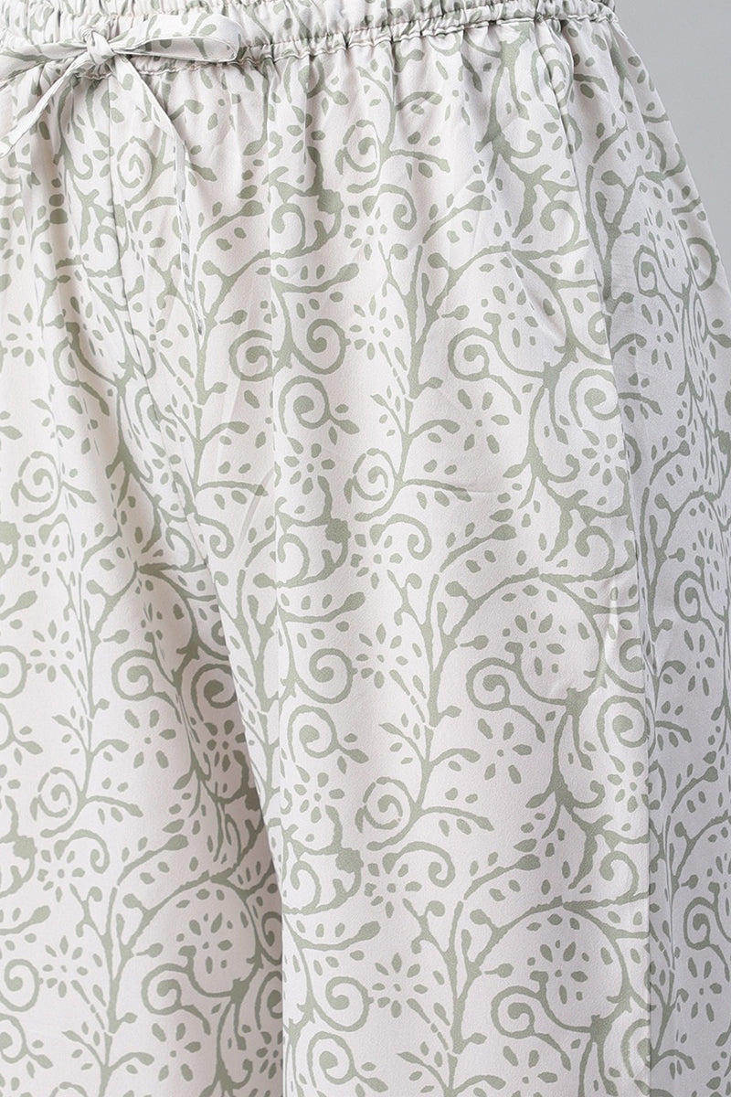 Ahika Grey Polyester Ethnic Motifs Straight Suit Set PKSKD1020 - view 6