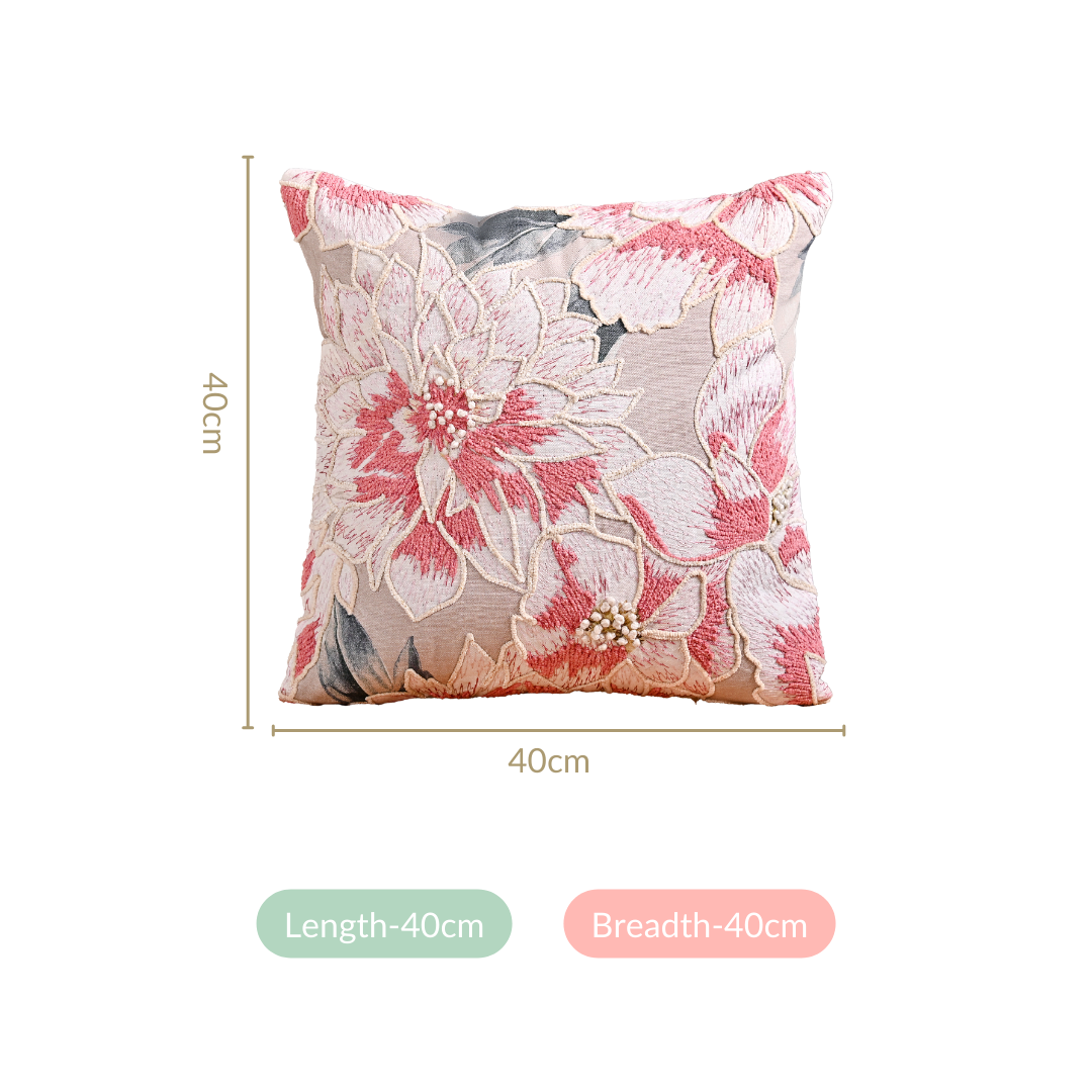 Nestasia Flowers Of Eden Cotton Cushion Cover 40x40 cm - view 4