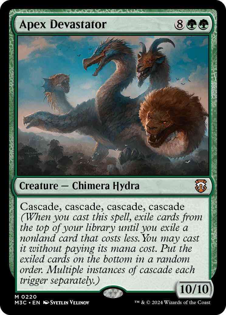Apex devastator 220 – Magic Apex Devastator [220] [Modern Horizons 3: Commander] [Non-Foil]
