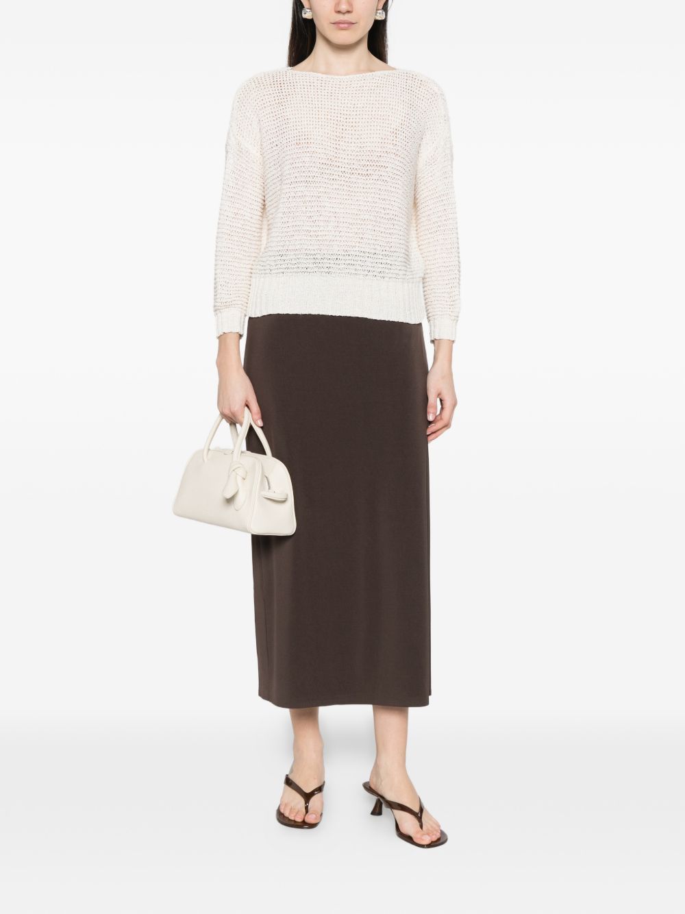Base Cotton blend sweater – Nylon 64%, Cotton 36% - view 2