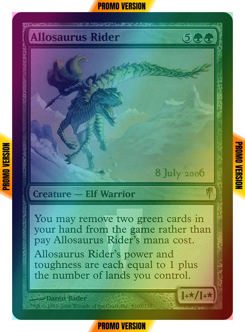 Allosaurus rider 30 – Magic Allosaurus Rider [30] [Prerelease Events] [Foil]