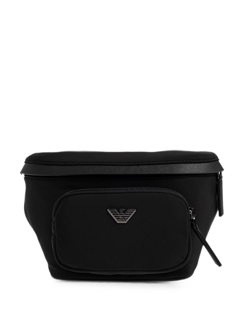 Emporio Armani Logo Crossbody Bag – 100% Polyester