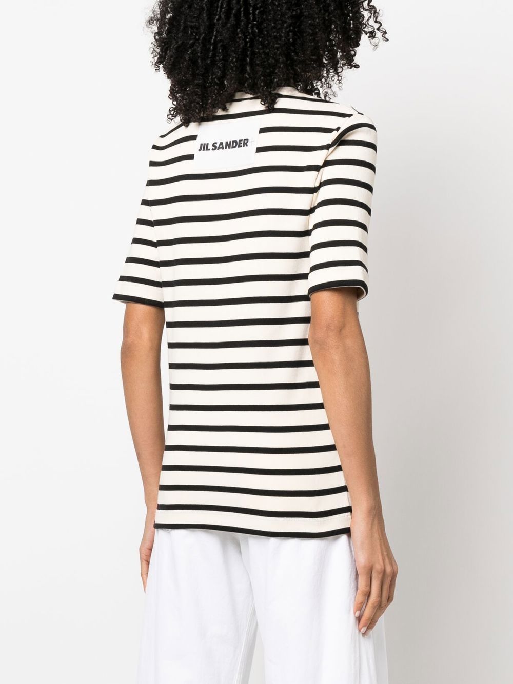 Jil Sander Plus Striped cotton t-shirt – 100% Cotton - view 5