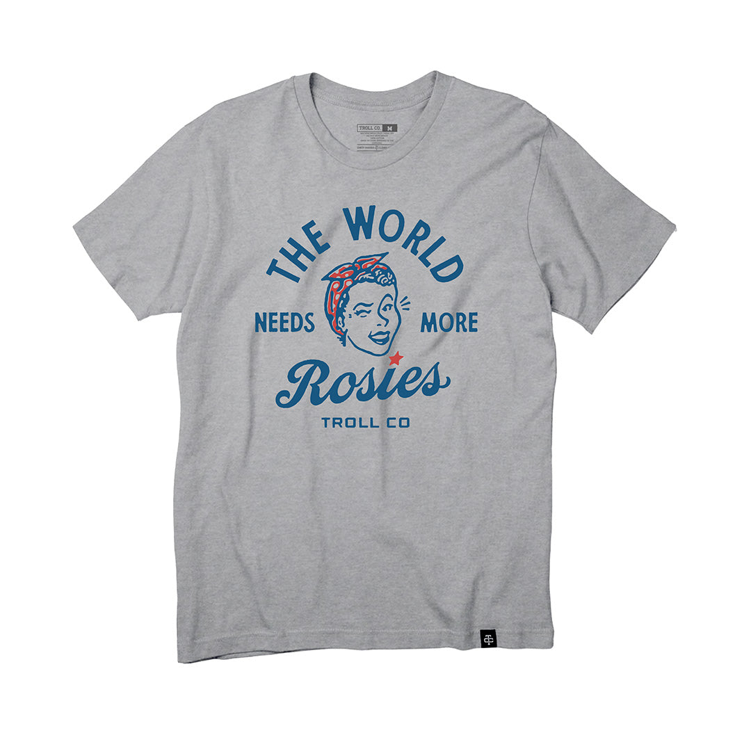 Radial Retro Rosie Tee – Women's, Nickel Heather