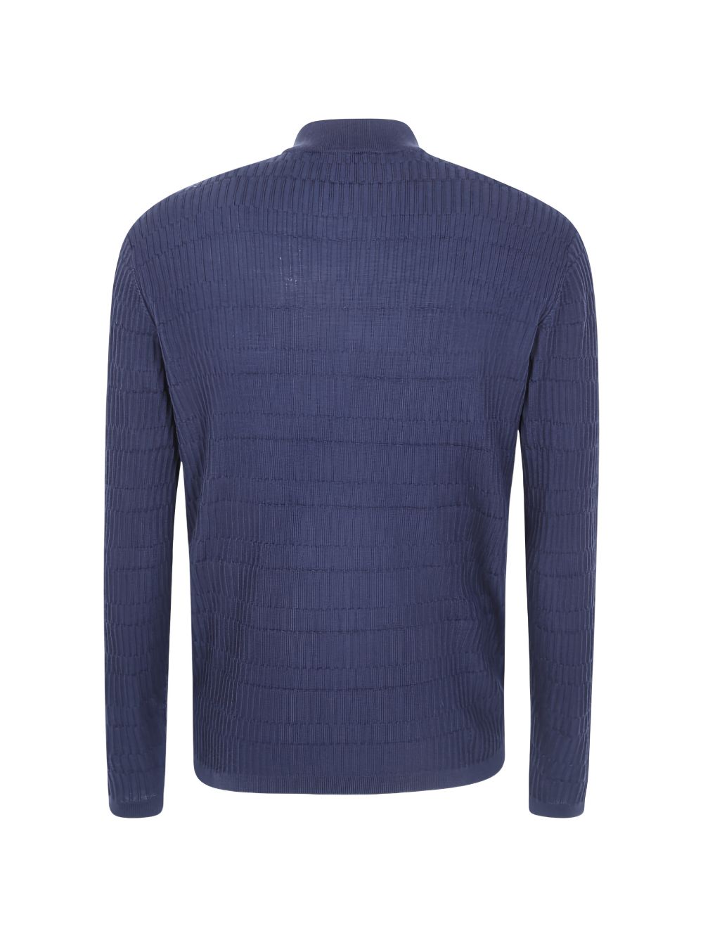 Emporio Armani Sweaters NAVY – 100% Virgin Wool - view 2