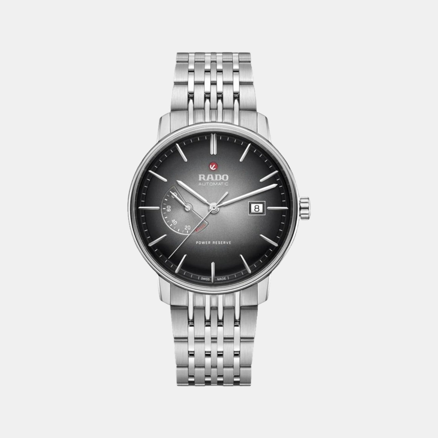 Rado Coupole Men Automatic Black Dial Analog Stainless Steel Watch R22878163
