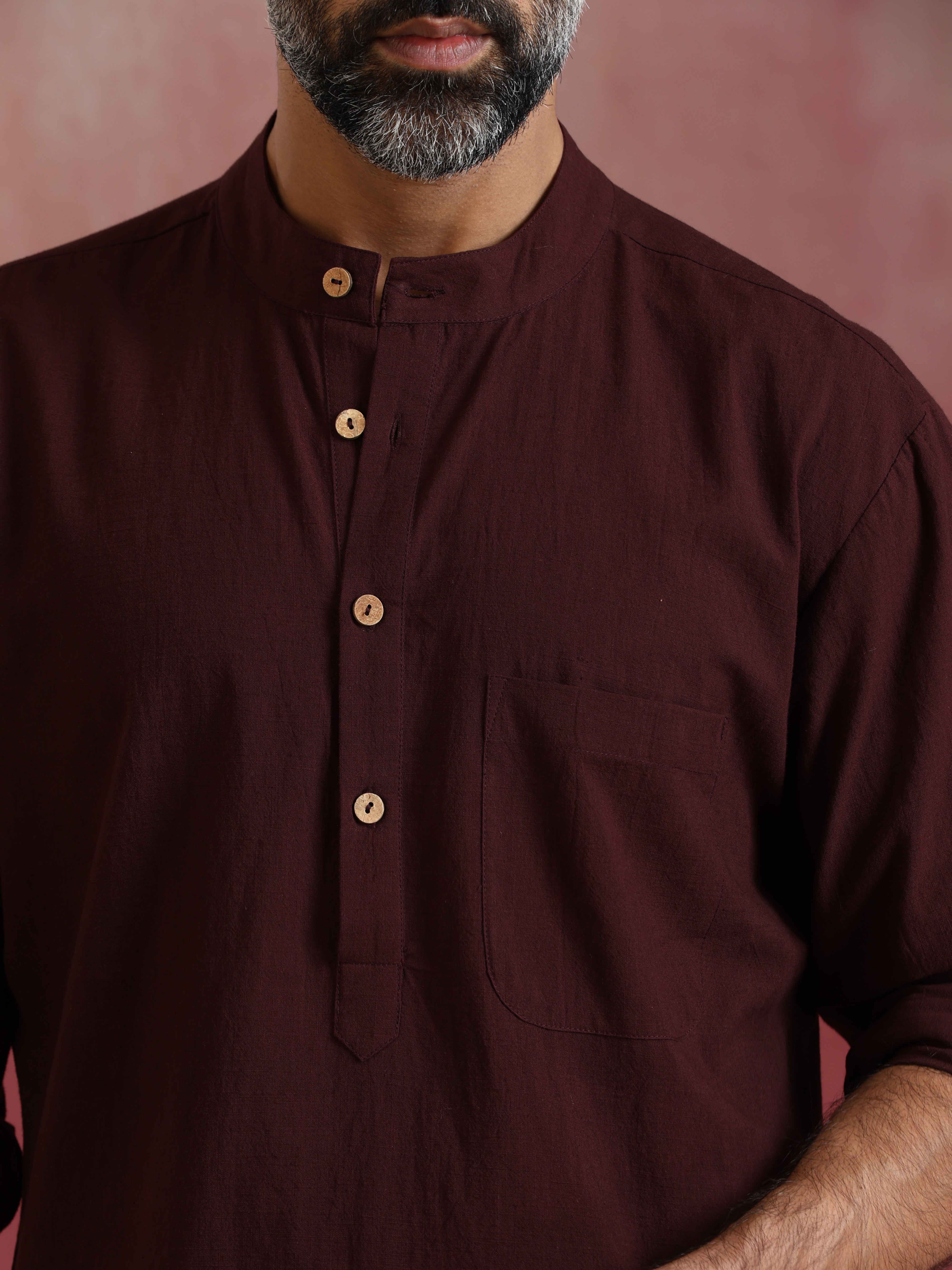 trueBrowns Men's Cola Cotton Co-ord set - view 5