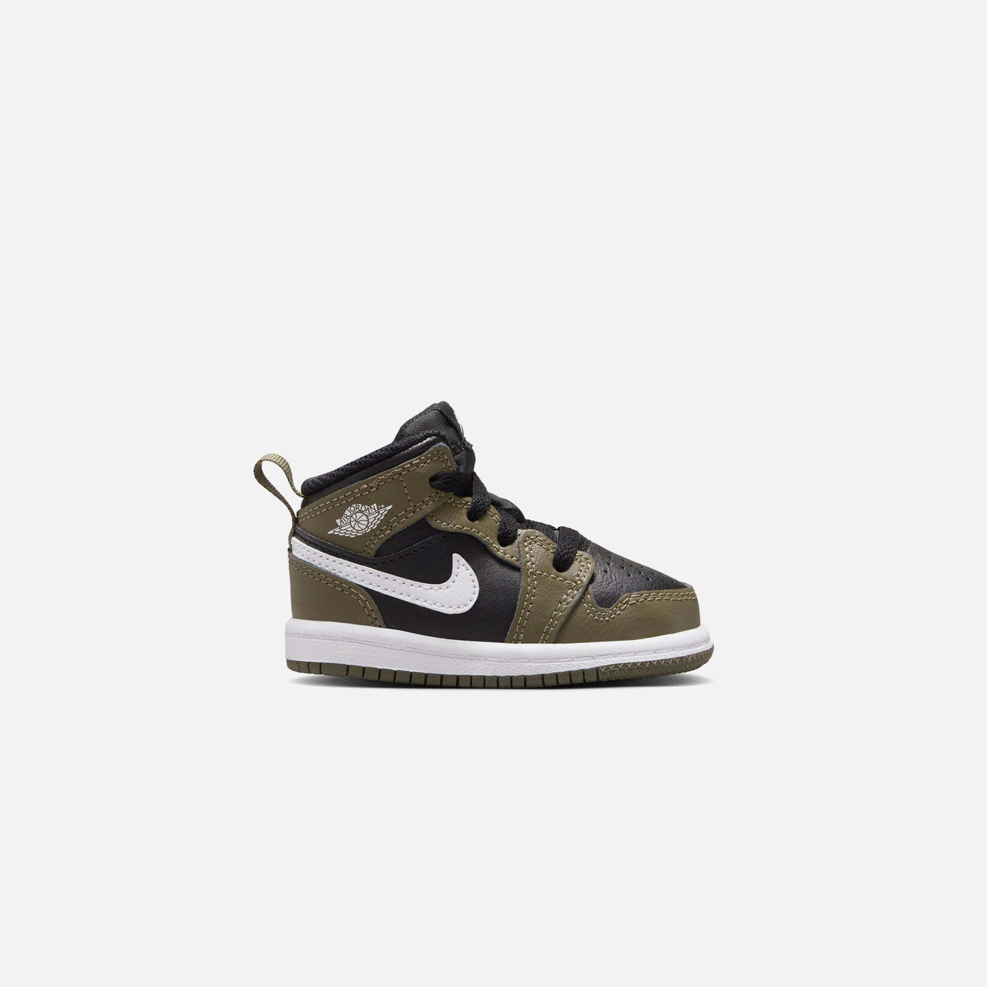 Td air 1 – Jordan TD Air Jordan 1 Mid - Black / White / Medium Olive